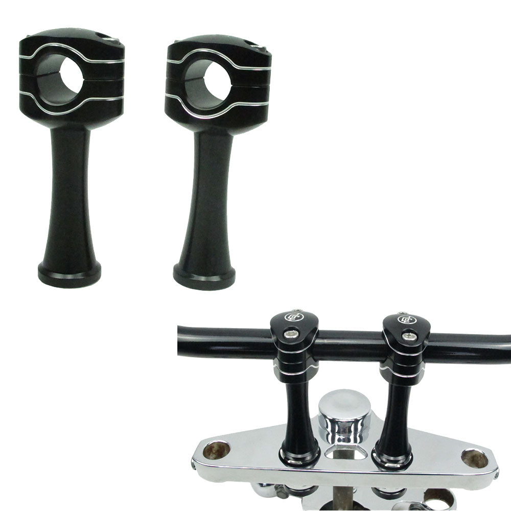 1.0" Sissy Riser Kit- Black - 0