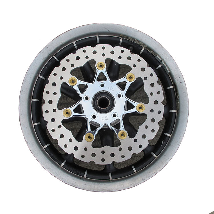 11.8"-Chrome Front Brake Rotor- 7 Spoke