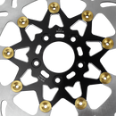 Black& Gold 11.8" Front Brake Rotor- 9 Spoke-2