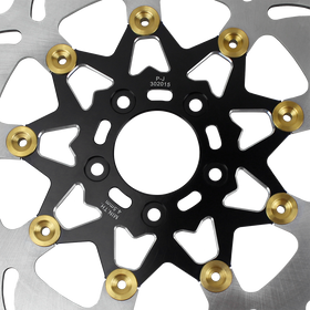 Black& Gold 11.8" Front Brake Rotor- 9 Spoke - 0
