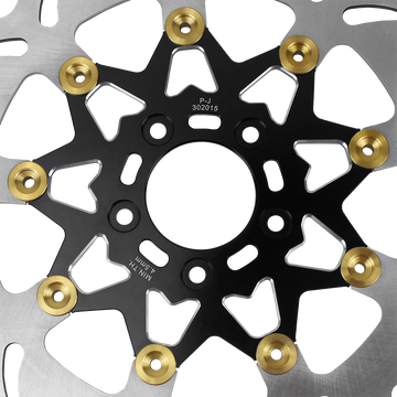 Black& Gold 11.8" Front Brake Rotor- 9 Spoke - 0