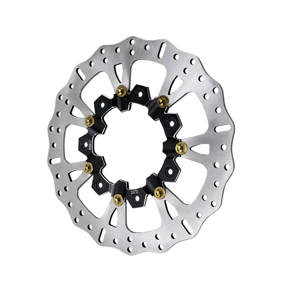 Black&Gold 14.0" Front Brake Rotor for Agitator Wheel