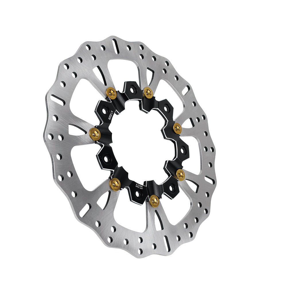 Black&Gold 14.0" Front Brake Rotor for Agitator Wheel