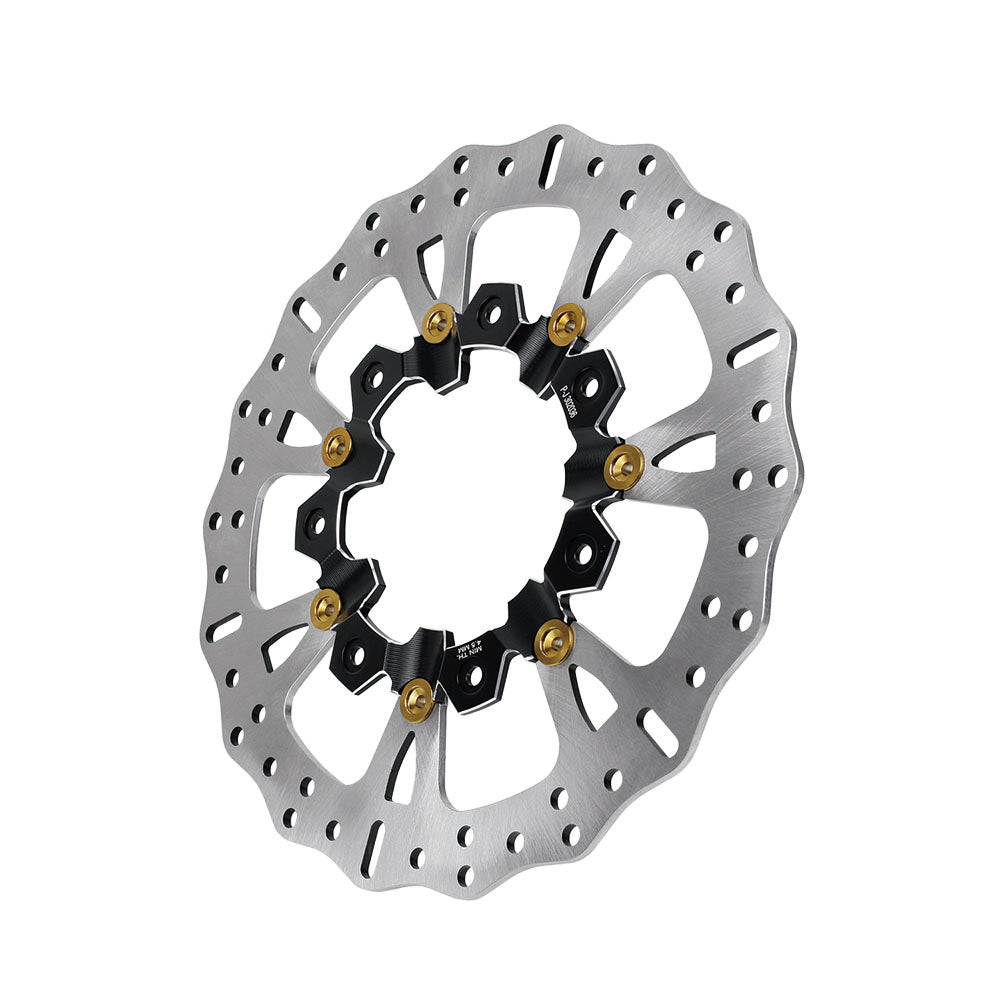 Black&Gold 14.0" Front Brake Rotor for Agitator Wheel