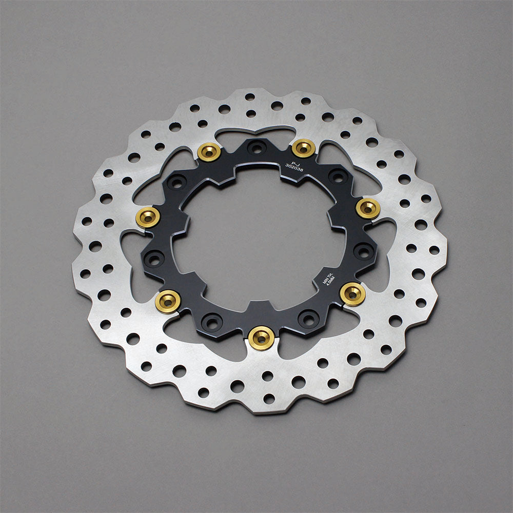 11.8" Black& Gold Front Brake Rotor for Agitator Wheel