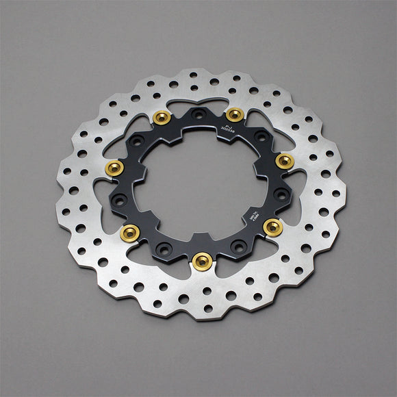 11.8" Black& Gold Front Brake Rotor for Agitator Wheel