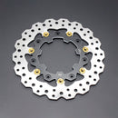 11.8" Black& Gold Front Brake Rotor for Agitator Wheel-6