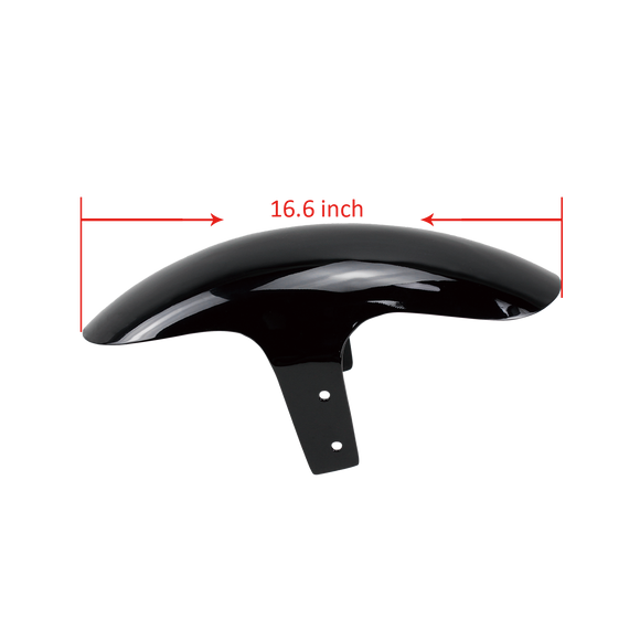 Black Fiber Glass Short Front Fender for Harley Davidson Breakout FXBR/S 2018-Later