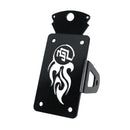 Black Vertical Integrated Side-Mount License Plate Assemblies--3