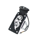 Black Vertical Integrated Side-Mount License Plate Assemblies--5