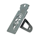 Chrome Vertical Integrated Side-Mount License Plate Assemblies-4