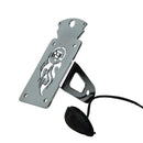 Chrome Vertical Integrated Side-Mount License Plate Assemblies-5