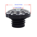 Designer Style Fuel Tank Caps - Black-6