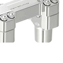 1.0" Risers Kit -Black-2.4" Height- Chrome-4