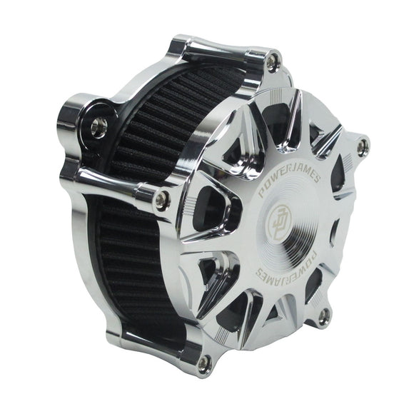 Whirlpool Air Cleaner Kit for 18-20 Softail, 17-20 Touring- Black