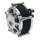 Whirlpool Air Cleaner Kit for 16-17 FXDLS, 16-17 Softail, 08-16 Touring and Trike - Chrome-5