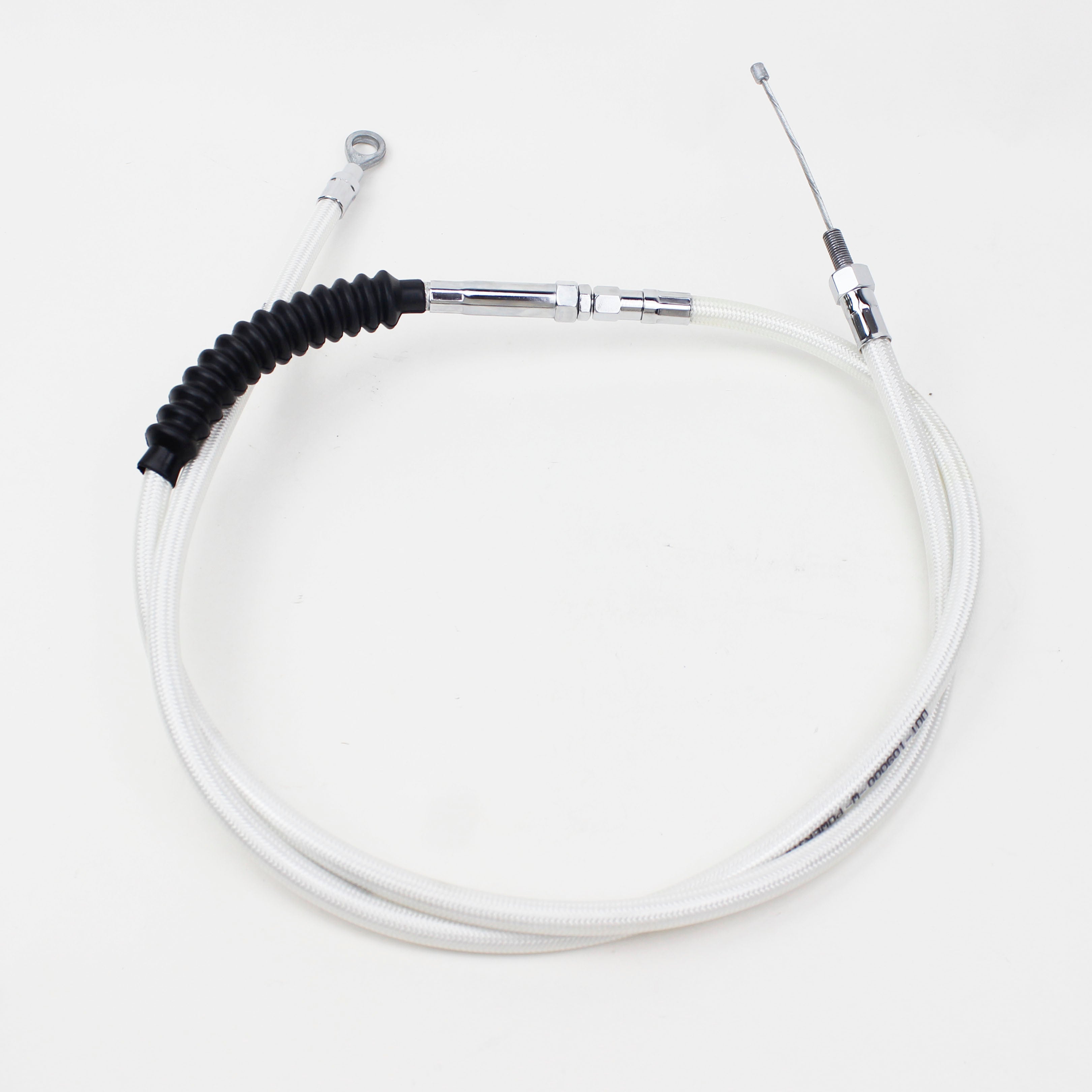 White-Silver Pearl 78.7" Clutch Cables-200cm For Harely Springer Softail.