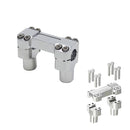 1.0" Risers Kit -Black-2.4" Height- Chrome-5