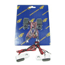 Chrome Super Mini Turn Signals Light on Handlebar Mirrors for Harley Davidson-2