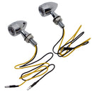 Chrome Rear Mini LED Turn Signals LED Lamp-3