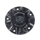 CNC-Cut Black POWERJAMES Designer Timer Cover for Harley Davidson 99-17 Twin Cam Models-1