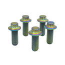 5 PCS 3/8"-16-1.0" 12 Point Rear Brake Rotors Mounting Screws Bolts for Harley-3