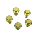 Gold 5PCS 3/8"-16-1.0" 12 Point Titanium Rear Brake Rotors Bolts for Harley-4