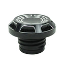 Black Deep CNC-Cut Fuel Tank Cap-2