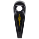 Carbon Fiber Dash Panel Console with Yellow Totem For Harley Touring-2