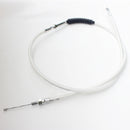 White-Silver Pearl 66.9" Clutch Cables-170cm-1