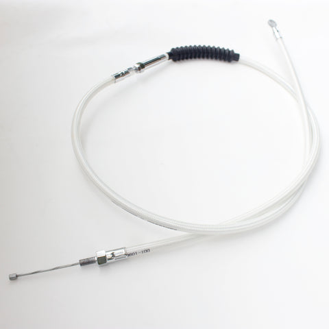 White-Silver Pearl 66.9" Clutch Cables-170cm