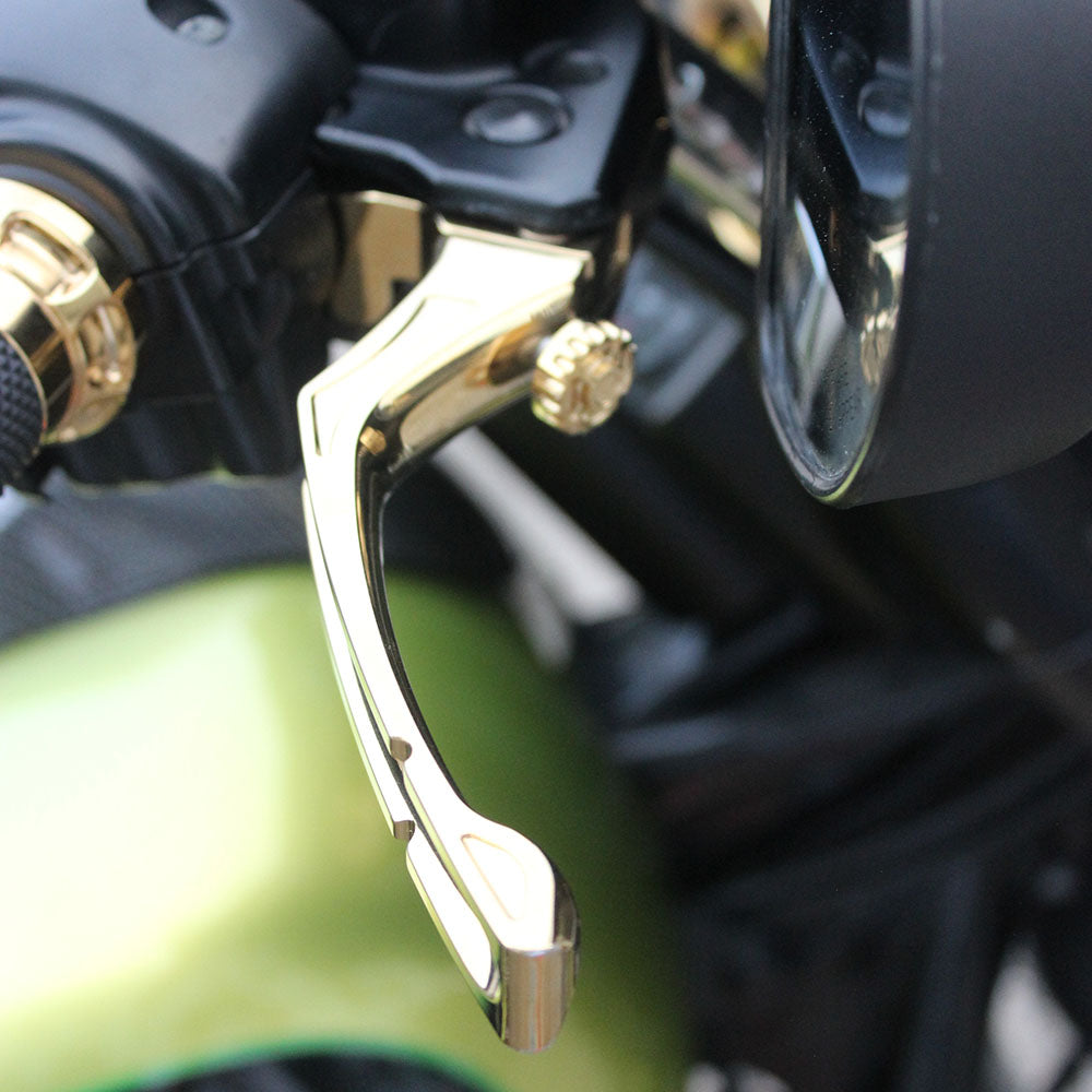 Titanium Gold Plated Clutch and Brake Levers Kit for Touring