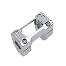 1.25"  Risers Kit with Gauge cutout for 18-20 FXBR/FXBRS -2.4" Height-Chrome-2