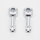 Pisrton Rod 1.0" Inch Risers Kit - 5.9" Height-Chrome-2