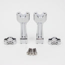 Pisrton Rod 1.0" Inch Risers Kit - 5.9" Height-Chrome-3