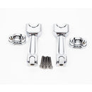 Pisrton Rod 1.0" Inch Risers Kit - 5.9" Height-Chrome-4