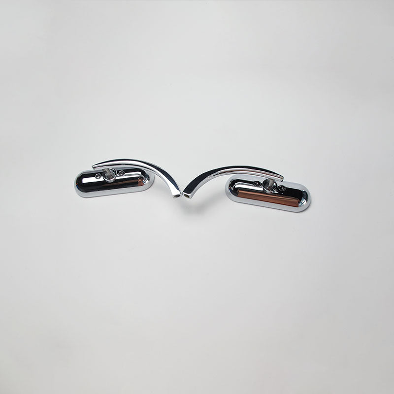 Chrome Mini Oval Mirrors