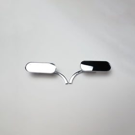 Chrome Mini Oval Mirrors