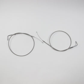 Chrome Idle and Throttle Cable-1.2m