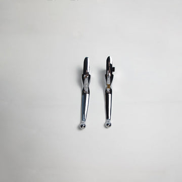 OEM Chrome Clutch and Brake Controls for Touring 17-later - 0