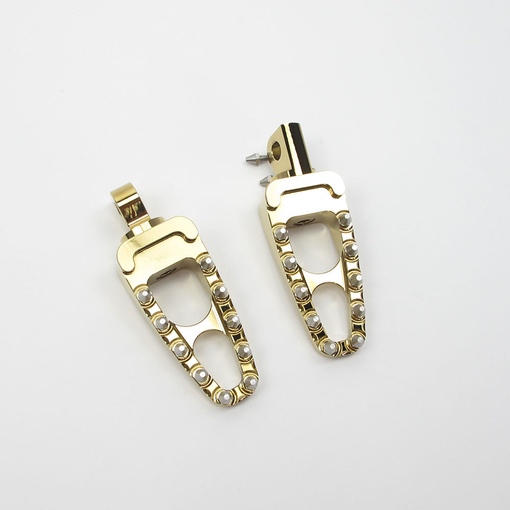 Mini Horseshoe with Nail Male-mount Footpegs