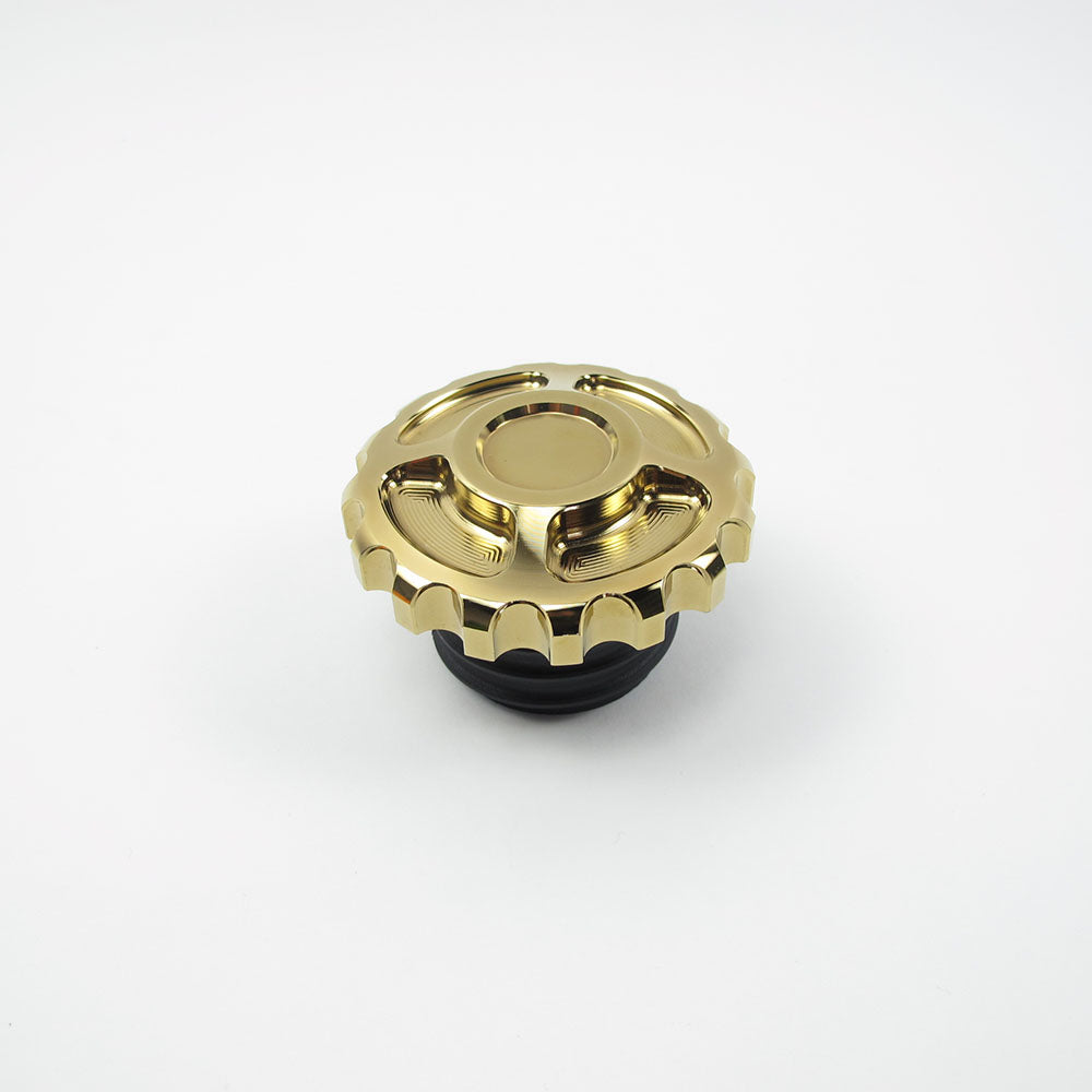 CNC-Cut Cap of Gas Tank- Gold