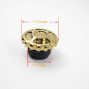 CNC-Cut Cap of Gas Tank- Gold-5