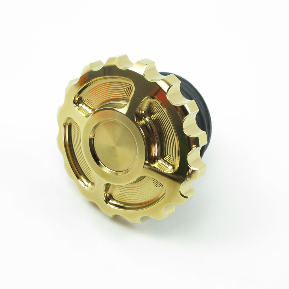 CNC-Cut Cap of Gas Tank- Gold