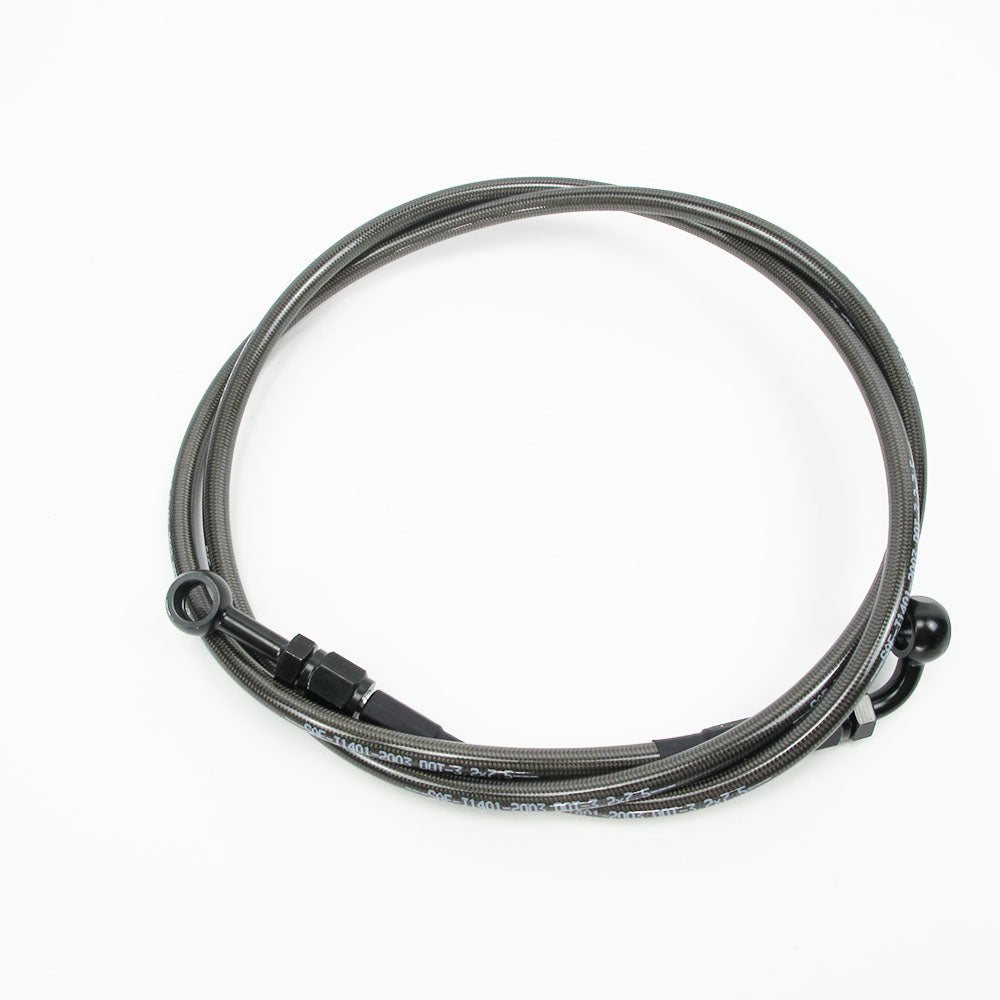 51 1/5"  Black/ Smoked Brake Line-130cm - 0