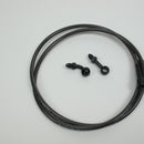 51 1/5"   Smoky Black Brake Line-130cm-2