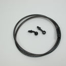51 1/5"   Smoky Black Brake Line-130cm-3