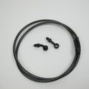 39 2/5"  Smoky Black Brake Line-100cm-2