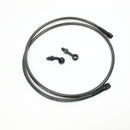51 1/5"  Black/ Smoked Brake Line-130cm-6