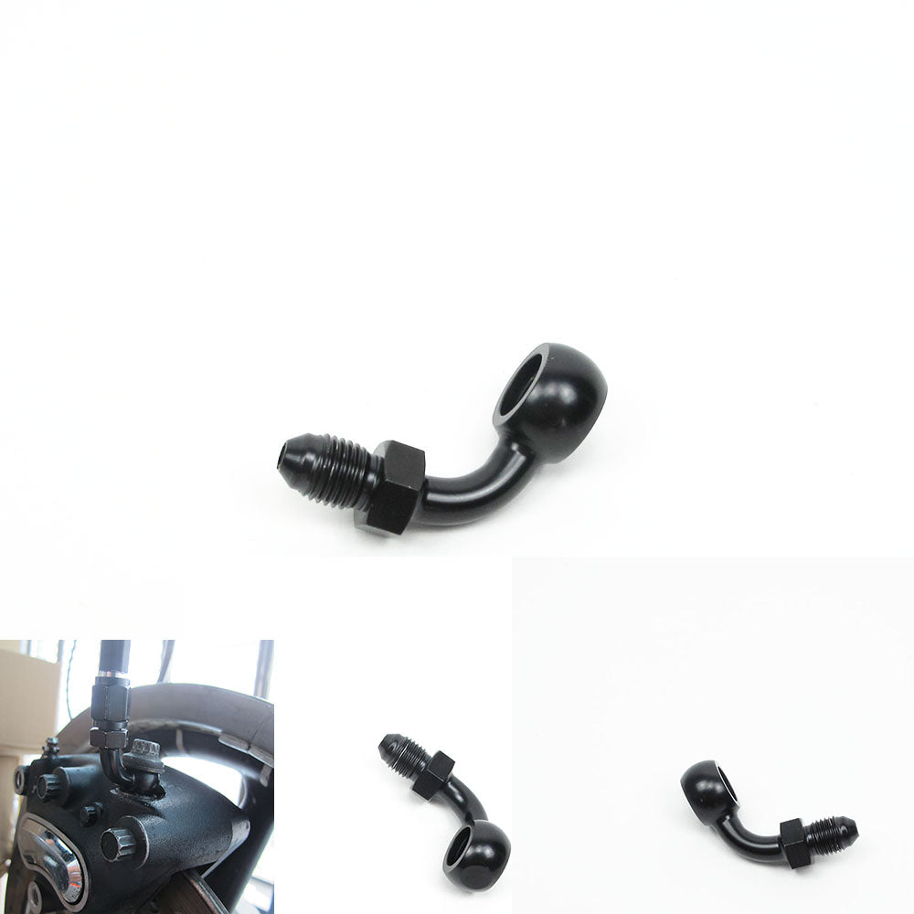 10mm-90° Brake Line Fitting- Black